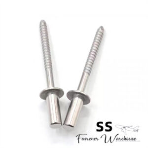 Closed End Blind Rivets With Pull Mandrel And Protruding Head – A2/SSt-ISO16585